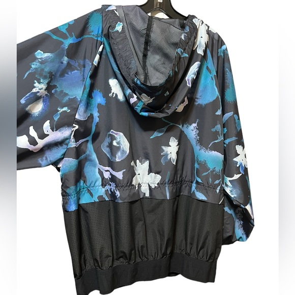 Ivy Park Ink Cloud Hoodie Pullover Oversized Windbreaker Track Jacket - Picture 8 of 11